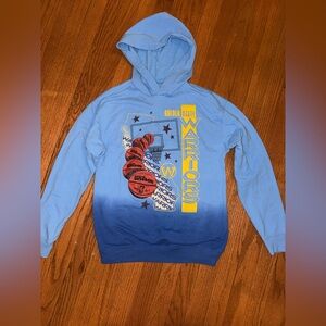 NBA Golden State Warriors Blue Ombre Hoodie